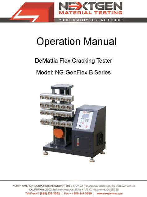 demattia flex cracking tester pdf